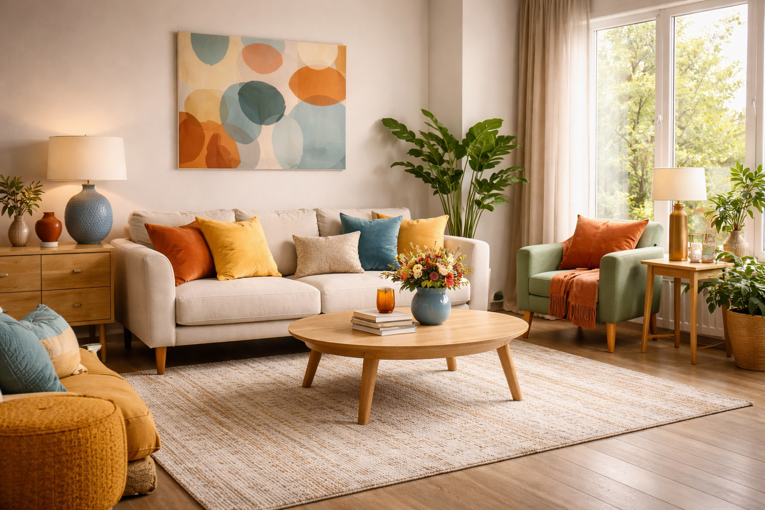 🎨ფერები, რომლებიც სახლის  განწყობას  ცვლიან